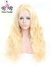 BIB HAIR 613 Blonde Wig Body Wave Human Hair Lace Front/Full Lace Wig 150% Density - bibhair
