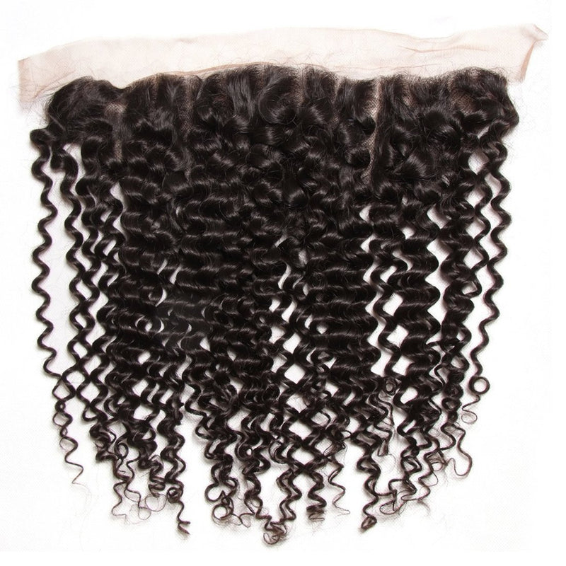 Deep Wave Hair 4 Bundles With 13*4 Lace Frontal Human Virgin Hair Extension - bibhair