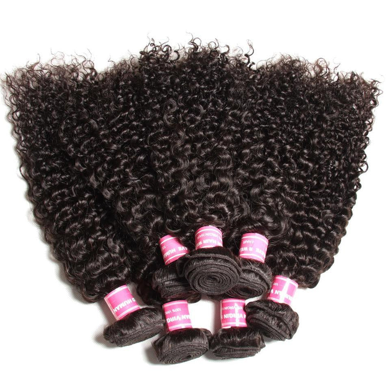 BIB HAIR 4 Bundles 10A Curly Hair Virgin Hair Deals - bibhair