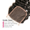 Deep Wave Hair 3 Bundles With 4*4 Lace Closure, Unprocessed Human Hair Extension - bibhair