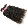 Water Wave Hair 3 Bundles With 4*4 Lace Closure, Unprocessed Human Hair Extension - bibhair